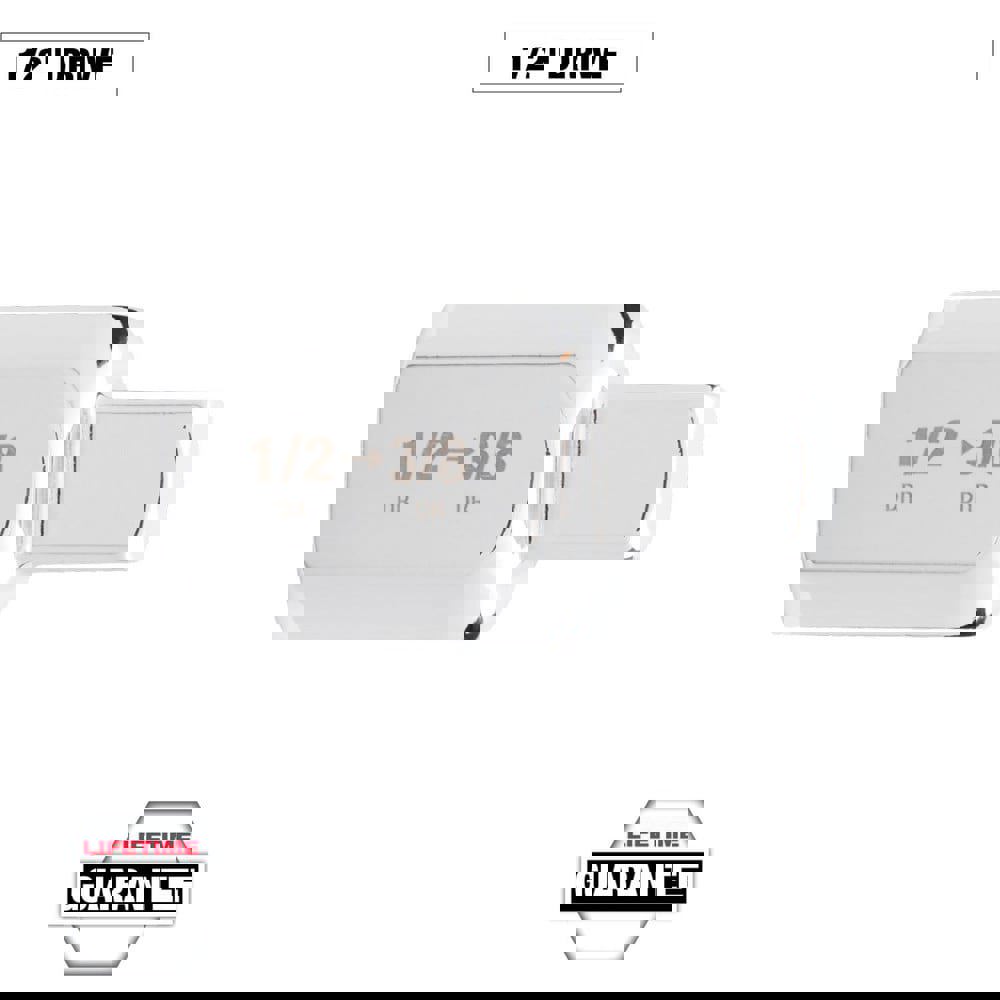 Socket Adapters & Universal Joints; Adapter Type: Socket Adapter ; Male Size: 3/8 in ; Female Size: 1/2 ; Male Drive Style: Square ; Overall Length (Inch): 1.40 ; Female Drive Style: Square
